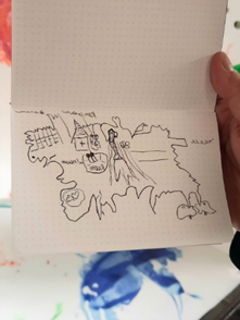 Afbeelding met tekening, schets, Kinderkunst, inkt

Door AI gegenereerde inhoud is mogelijk onjuist.