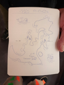 Afbeelding met tekening, schets, Kinderkunst, tekst

Door AI gegenereerde inhoud is mogelijk onjuist.