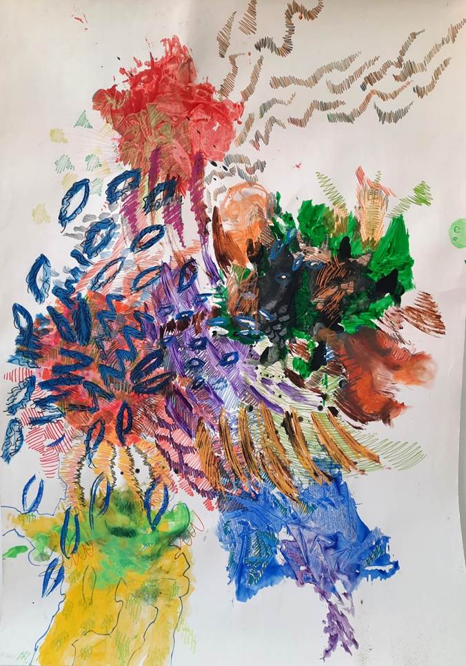 Afbeelding met verven, Schilderverf, verf, tekening

Door AI gegenereerde inhoud is mogelijk onjuist.